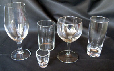 Gläser Serie Gastro, Leihgläser, Mietgläser, Biergläser, Weinglas, Schnapsglas, Willibecher.